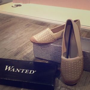 Wanted vegan shoe espadrille with rope trim